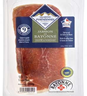 Sliced Bayonne ham 9 months